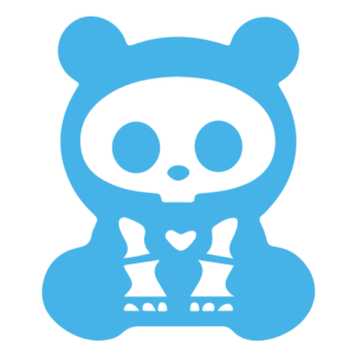 X-Ray Panda Decal (Baby Blue)